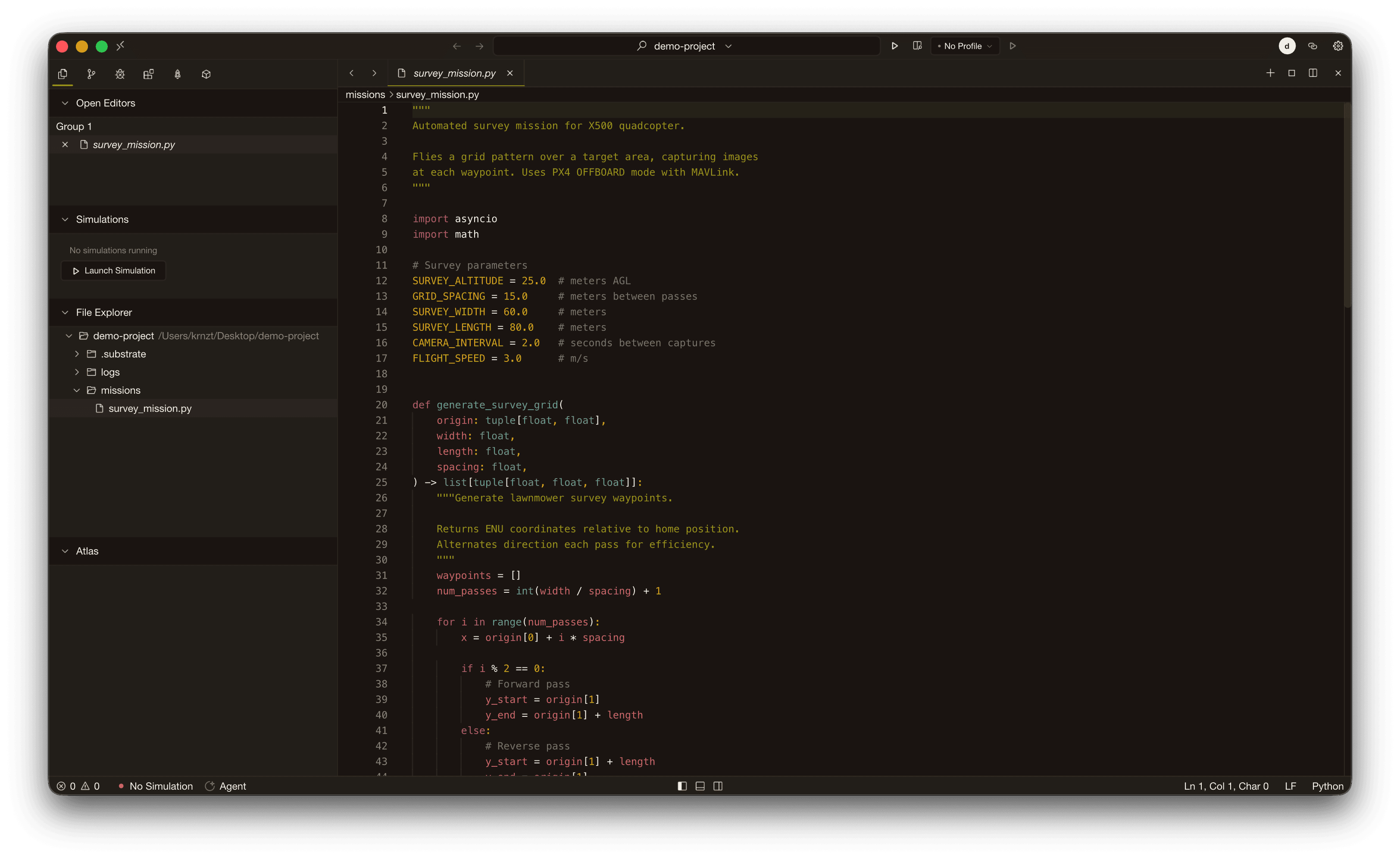 Code editing in Substrate